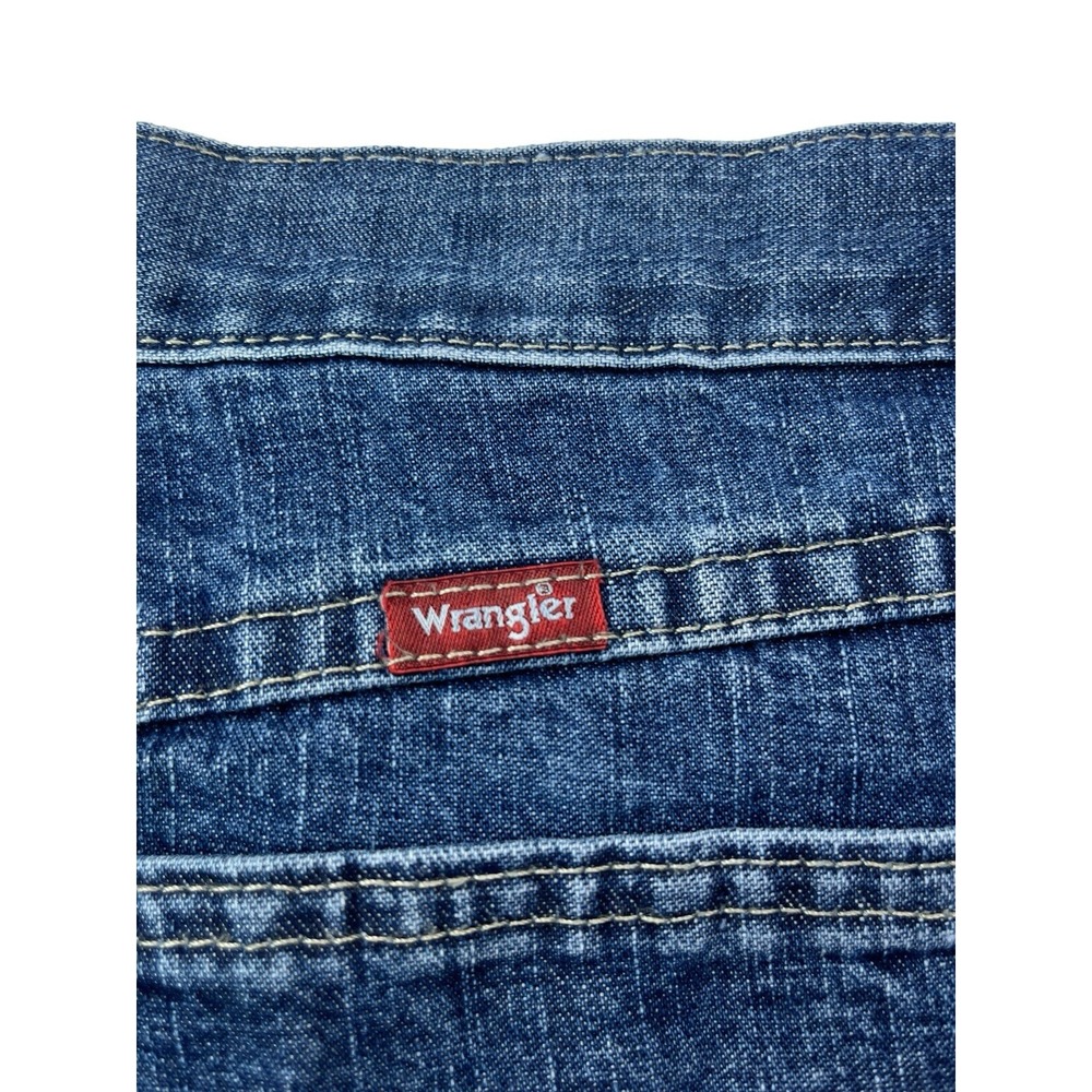 Wrangler Mens Size 48 Denim‎ Flat Front 5 Pocket Carpenter Shorts Outdoor Casual - Picture 8 of 16